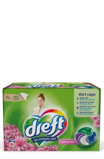 Dreft capsules Touch of Pink