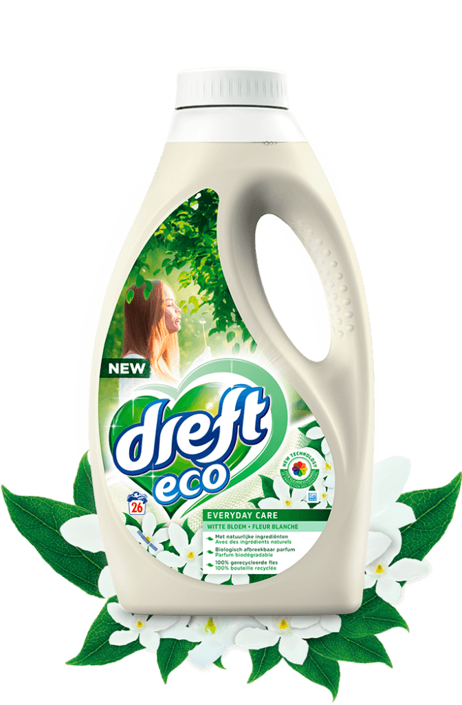 Dreft Eco Liquid White Flower Fragance • Dreft